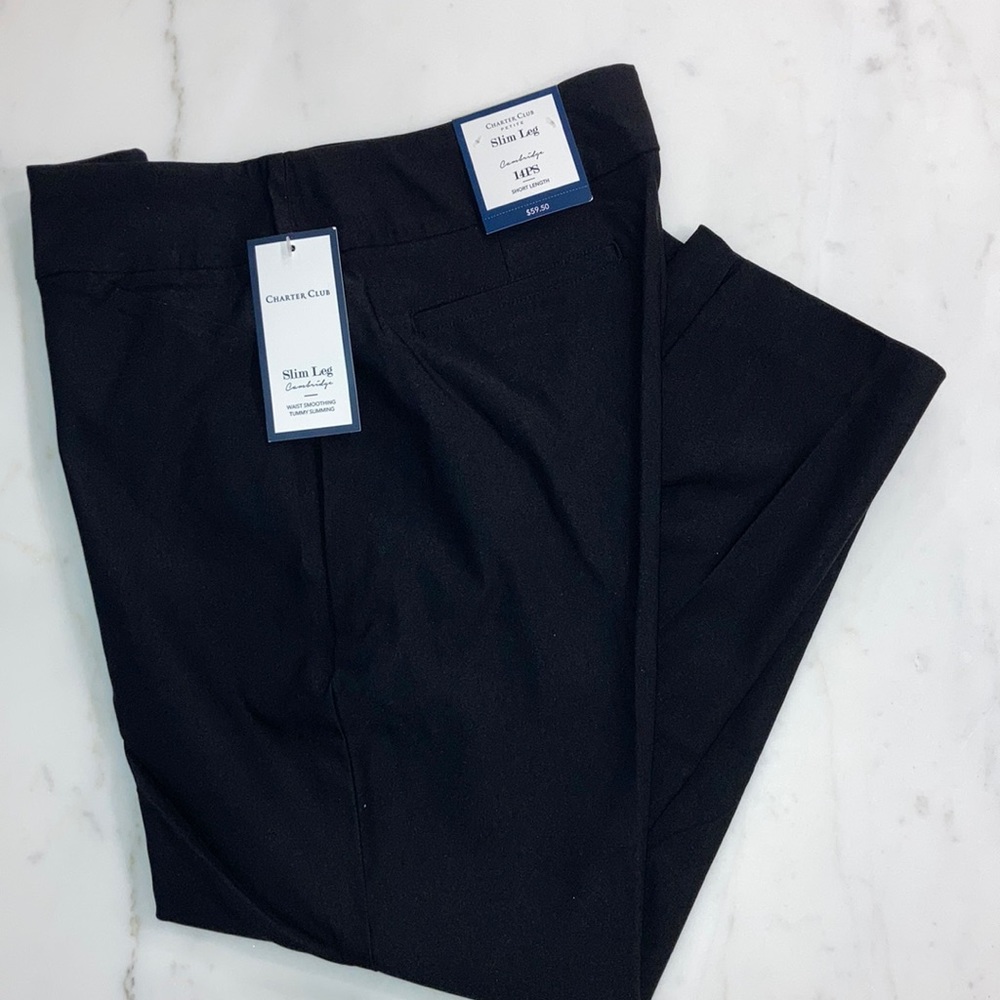 NWT Charter Club Black pants